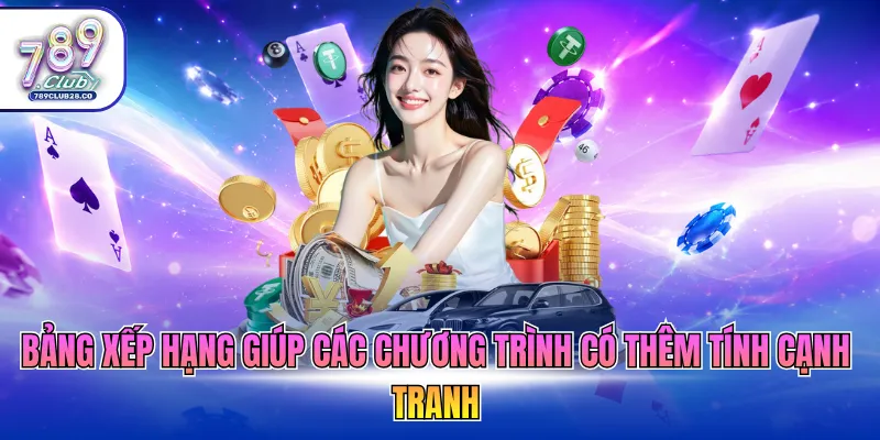 Bảng xếp hạng giúp các chương trình có thêm tính cạnh tranh